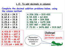 Addition homework ks2 image