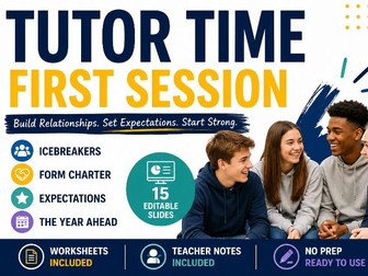 New Form Tutor Getting To Know You Pack | First Day / First Week | KS3 Form Time