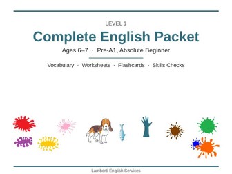 ESL Vocabulary Worksheets, Ages 6-7
