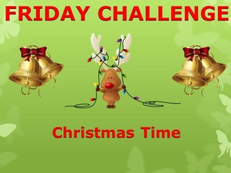 FRIDAY CHALLENGE - Christmas Maths Word Problems (Lower KS2, Year 3 and Year 4)