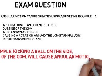 A level PE resource  (video) Angular Motion