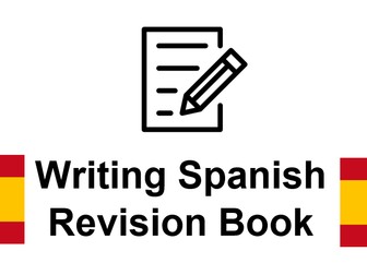 Booklet writing revision GCSE Spanish