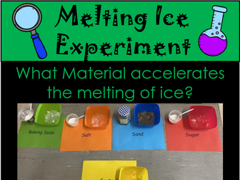 Science Experiment | What Accelerates the Melting of Ice? | States of Matter