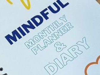 A4 Daily/Weekly Mindful Diary and Monthly Planner for Children