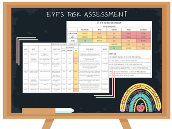 EYFS risk assessment