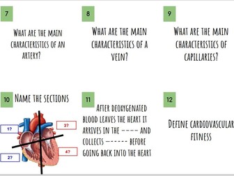 Cambridge IGCSE PE Revision Flash cards. Ch1-8