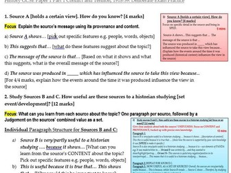 AQA GCSE History Exam Technique - Paper 1 Conflict and Tension in the Interwar Years