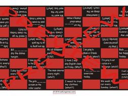 Future Simple Tense with Going To Checker Board Game