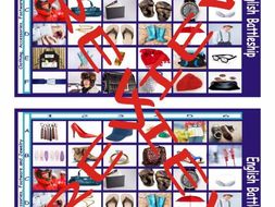 Clothing, Accessories, Footwear and Jewelry Battleship Board Game