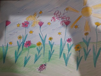 A nice field with flowers