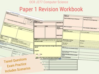 OCR J277 GCSE Computer Science  Paper 1 Workbook