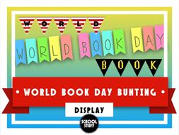 World Book Day Bunting - Display - School Stuff