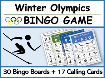 Winter Olympics BINGO GAME