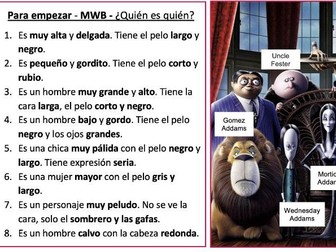 GCSE Spanish 1.1 – ¿Cómo es? Physical & Personality Descriptions (AQA Theme 1)