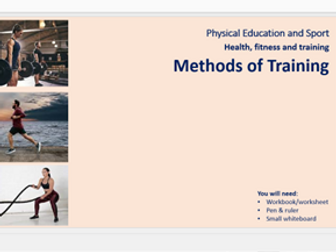 iGCSE: 2: HFT: Methods of Training