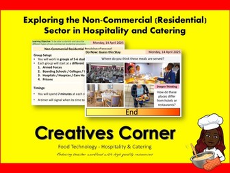 Exploring the Non-Commercial (Residential) Sector in Hospitality and Catering