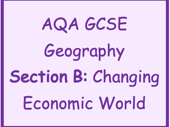 Development - part of sequence for Section B: Changing Economic Worlds, GCSE AQA Geography.