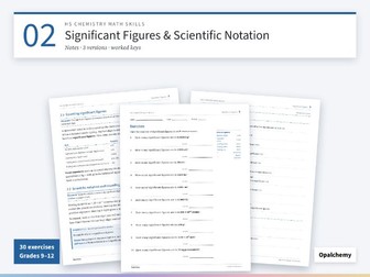 Significant Figures & Scientific Notation