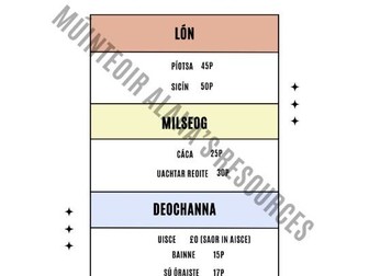 Change from 50p / £1- Briseadh ó 50p / £1