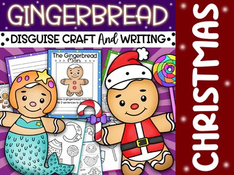 Disguise a Gingerbread Man: Christmas Activities | Gingerbread in Disguise Craft Activity