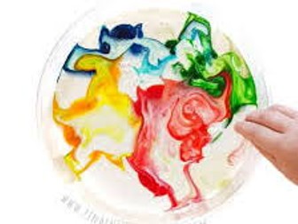 Magic milk Experiment differentiated worksheets