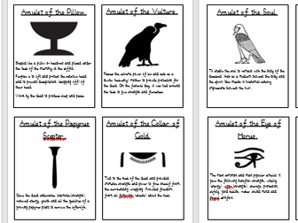 Ancient Egyptian Amulets and their meanings