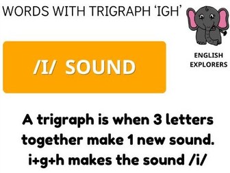 Phonics: Trigraphs