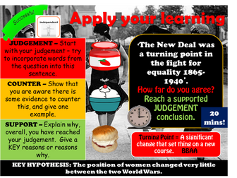 OCR Y319 Civil Rights in the USA: Women- 1915-1940 lesson 2