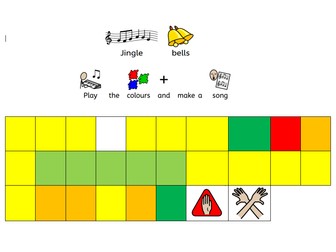 SEN Jingle Bells chorus music sheet.