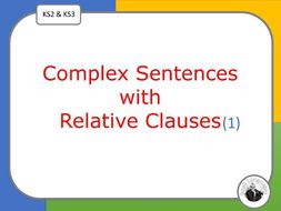 Complex Sentences with Relative Clauses by ReallLanguages | Teaching ...