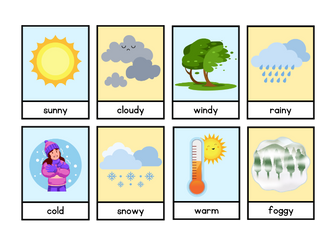 Basics Vocabulary Cards for Beginners