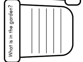 Garden writing activity