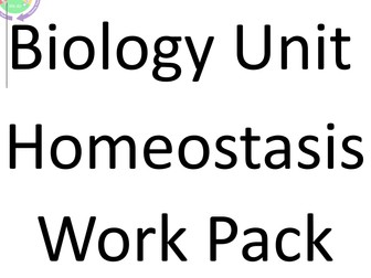 AQA_GCSE_B5_Homeostasis_work pack and answers