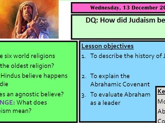 KS3 Judaism lesson bundle