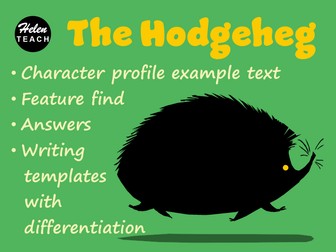 The Hodgeheg Character Profile Example Text Pack