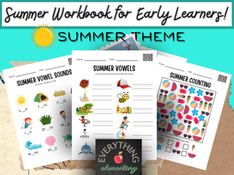 Sunshine Adventures Summer Workbook Early Learners