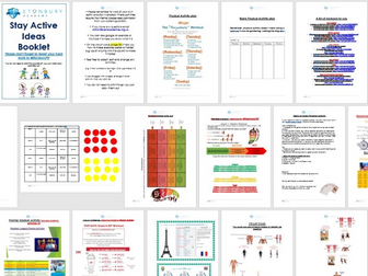 Home Learning Stay Active Booklet / Fitness Booklet / Fitness Scheme / Lockdown