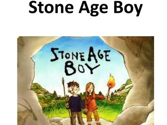 Autism Adapted Teaching Resource for Stone Age Boy by Satoshi Kitamura