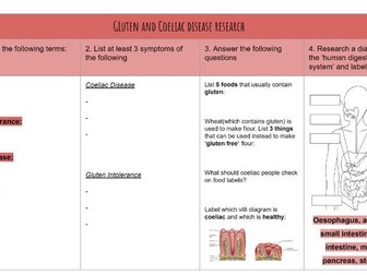 Gluten and Coeliac Disease Research Lesson/ Cover