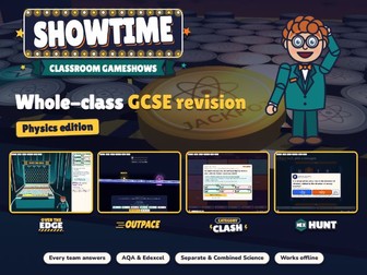 Showtime: Classroom Gameshows, Physics edition | Revision games | AQA and Edexcel