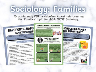 AQA Sociology GCSE Families Revision
