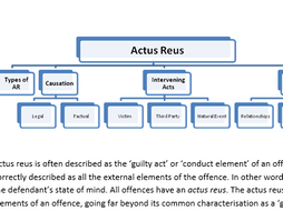 Criminal Law Actus Reus revision | Teaching Resources