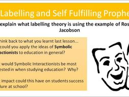 self fulfilling prophecy in education
