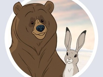 The Bear and the Hare - Christmas 3rd person narrative writing Year 6 (One week)