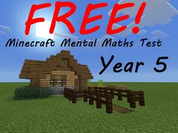 Year 5 Week 1 Minecraft Mental Maths Test
