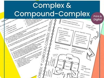 Complex & Compound-Complex Sentences Unit