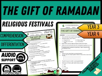 The Gift Of Ramadan | Reading Comprehension | Year 3 and 4