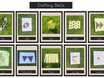 EYFS Craft  Area Skills Display