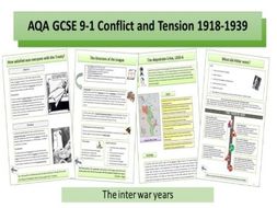 AQA GCSE 9-1 Revision Guide: Conflict and Tension 1918-1939 by ...