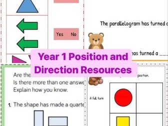 Year 1 Position and Direction